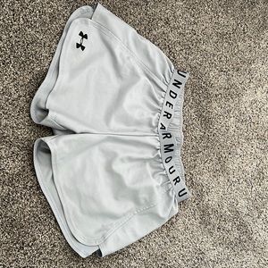 Under armor shorts gray